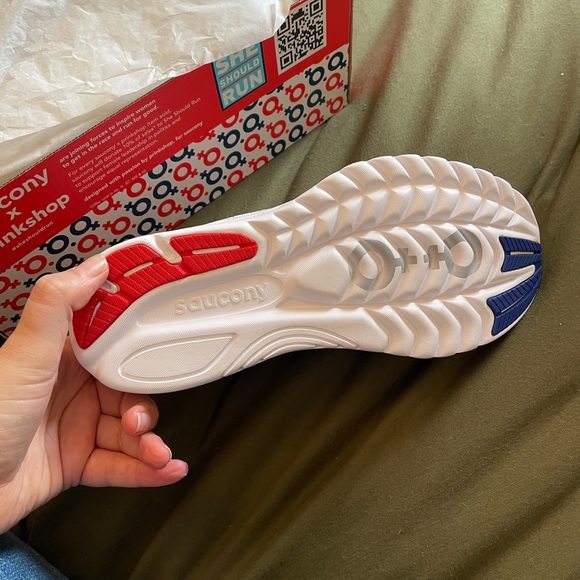 Saucony running shoe x Prinkshop Kinvara 11 INB womens size 8 - Picture 5 of 6